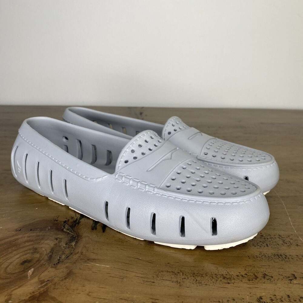 Floafers Country Club Driver Penny Loafers- Harbor Mist Grey